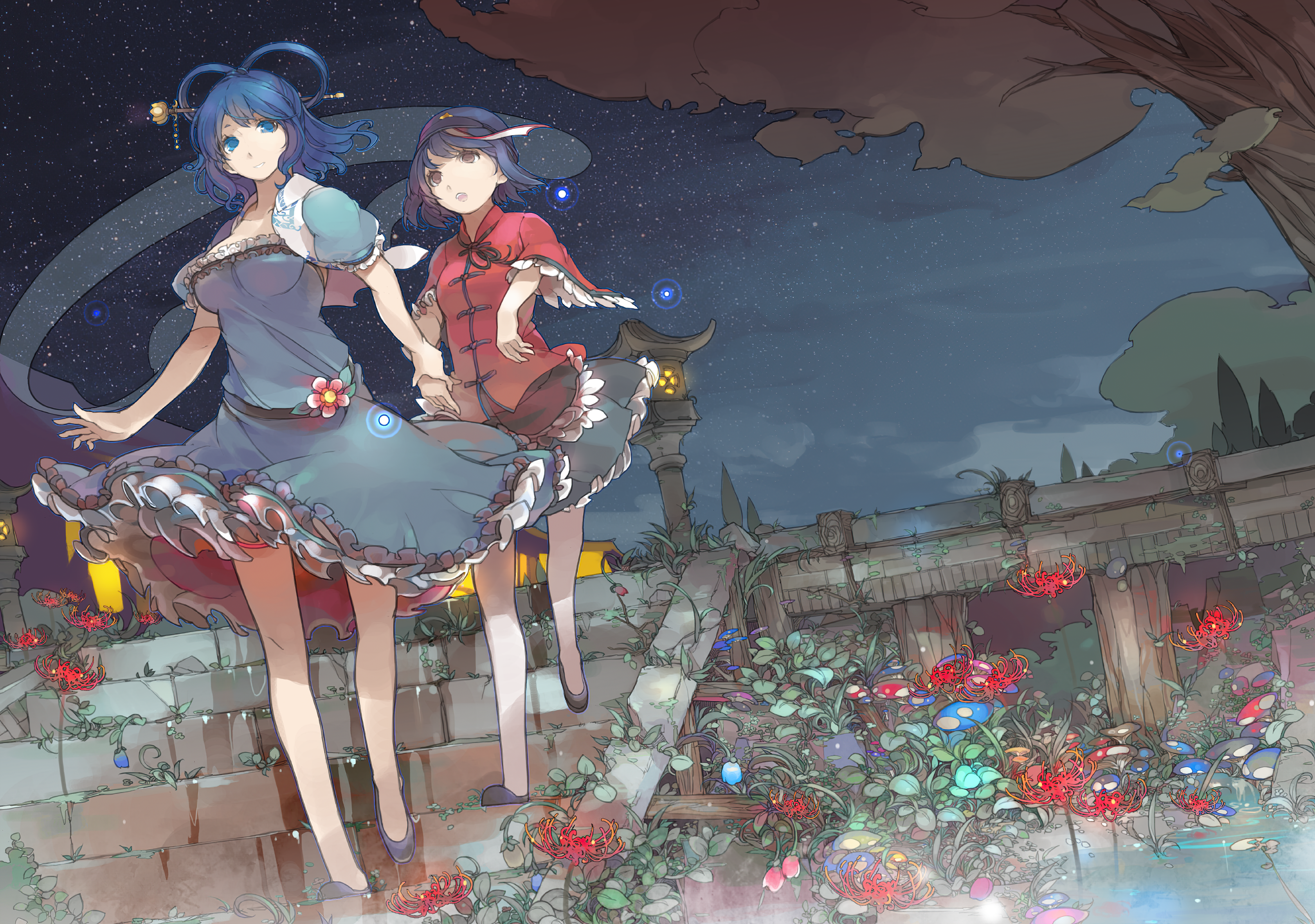 Anime Touhou HD Wallpaper | Background Image
