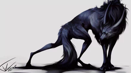 horns fantasy creature HD Desktop Wallpaper | Background Image
