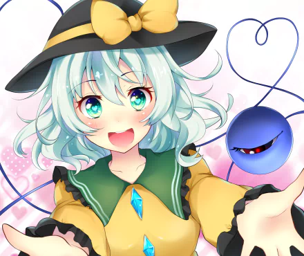 Koishi Komeiji Anime Touhou HD Desktop Wallpaper | Background Image