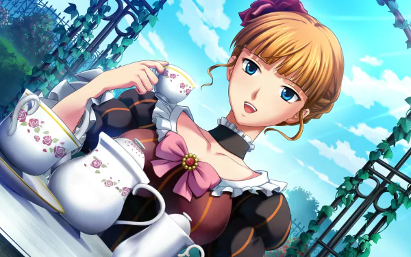 Beatrice (Umineko no Naku Koro ni) Anime Umineko: When They Cry HD Desktop Wallpaper | Background Image