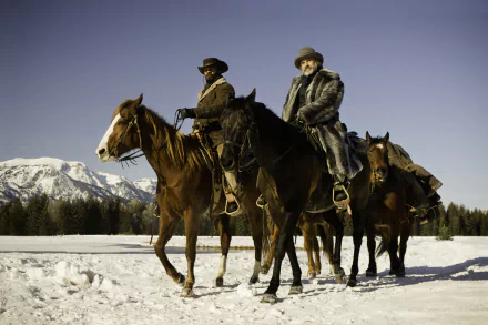 horse Christoph Waltz Jamie Foxx movie Django Unchained HD Desktop Wallpaper | Background Image
