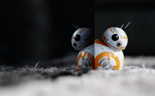 Man Made Toy Reflection Star Wars BB-8 Droid HD Wallpaper | Background Image