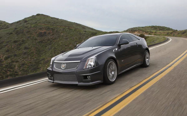 car black car Cadillac vehicle Cadillac CTS-V HD Desktop Wallpaper | Background Image