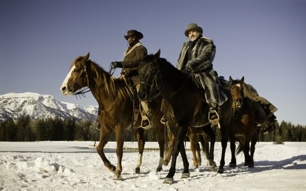 Movie Django Unchained Jamie Foxx Christoph Waltz Horse HD Wallpaper | Background Image