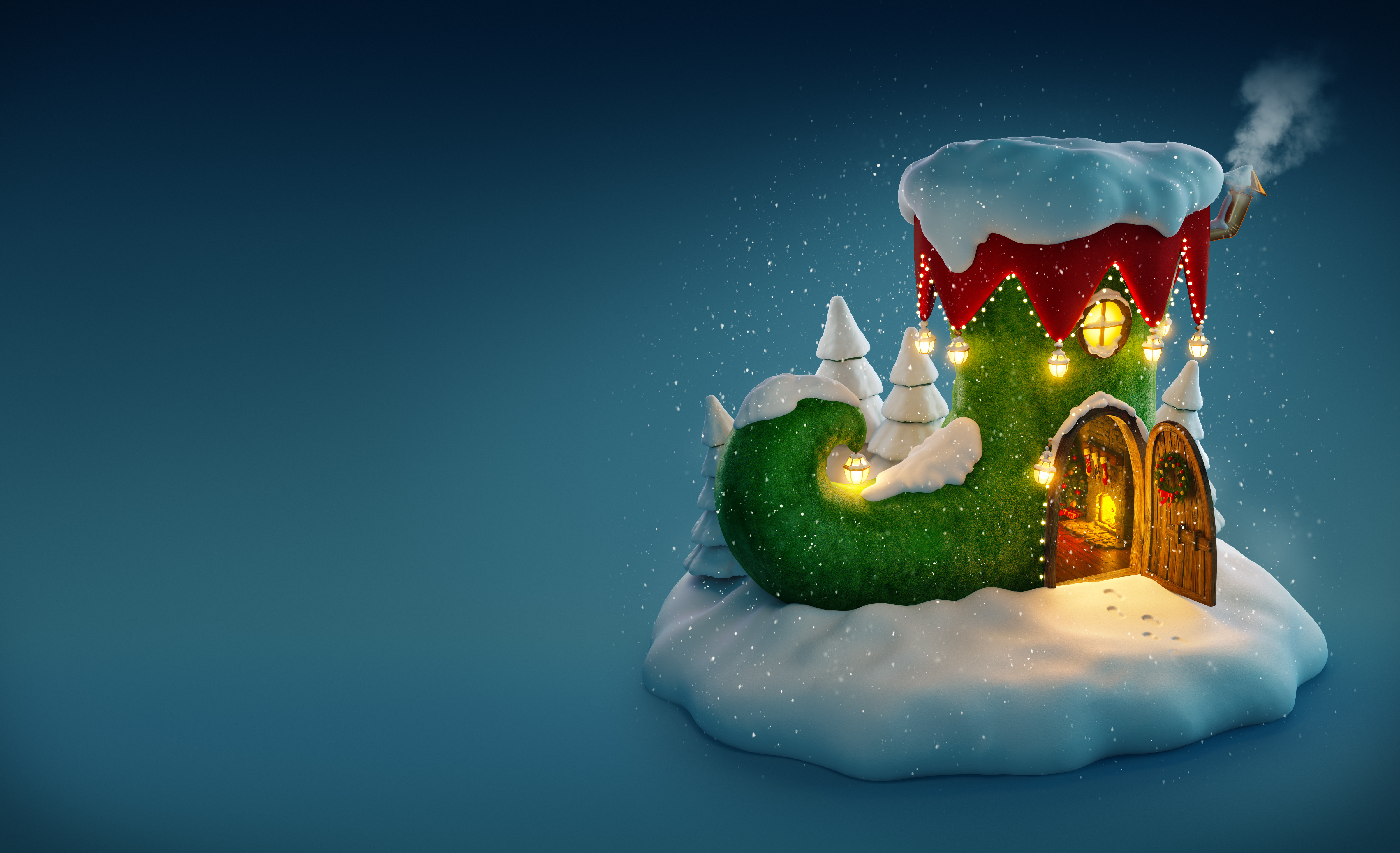 Navidad 4k Ultra Fondo De Pantalla Hd Fondo De Escritorio 4805x2926 Id Wallpaper Abyss