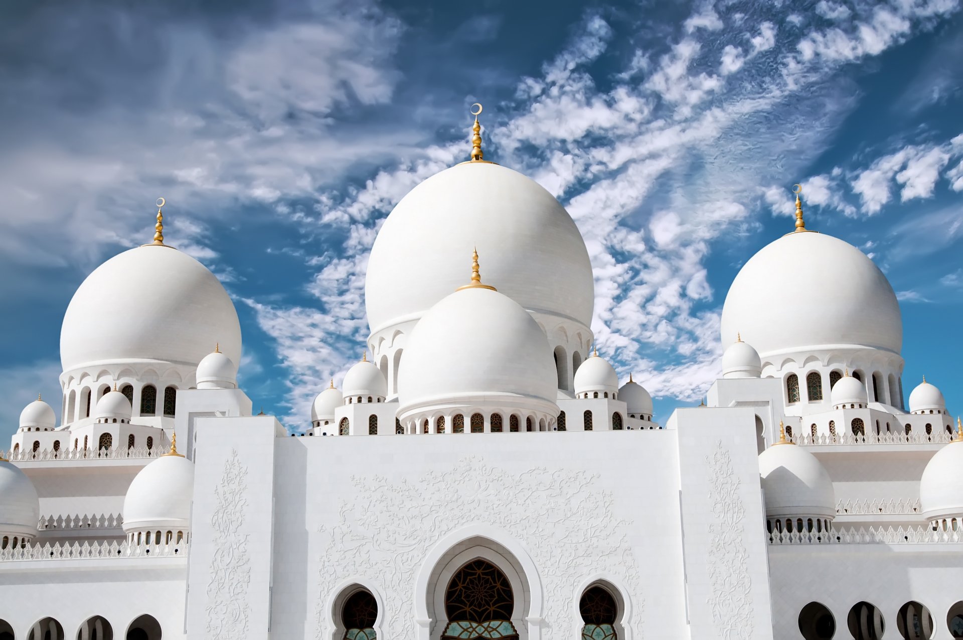 Download Religious Sheikh Zayed Grand Mosque Hd Wallpaper