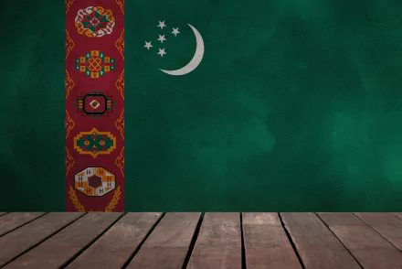 flag Misc flag of Turkmenistan HD Desktop Wallpaper | Background Image