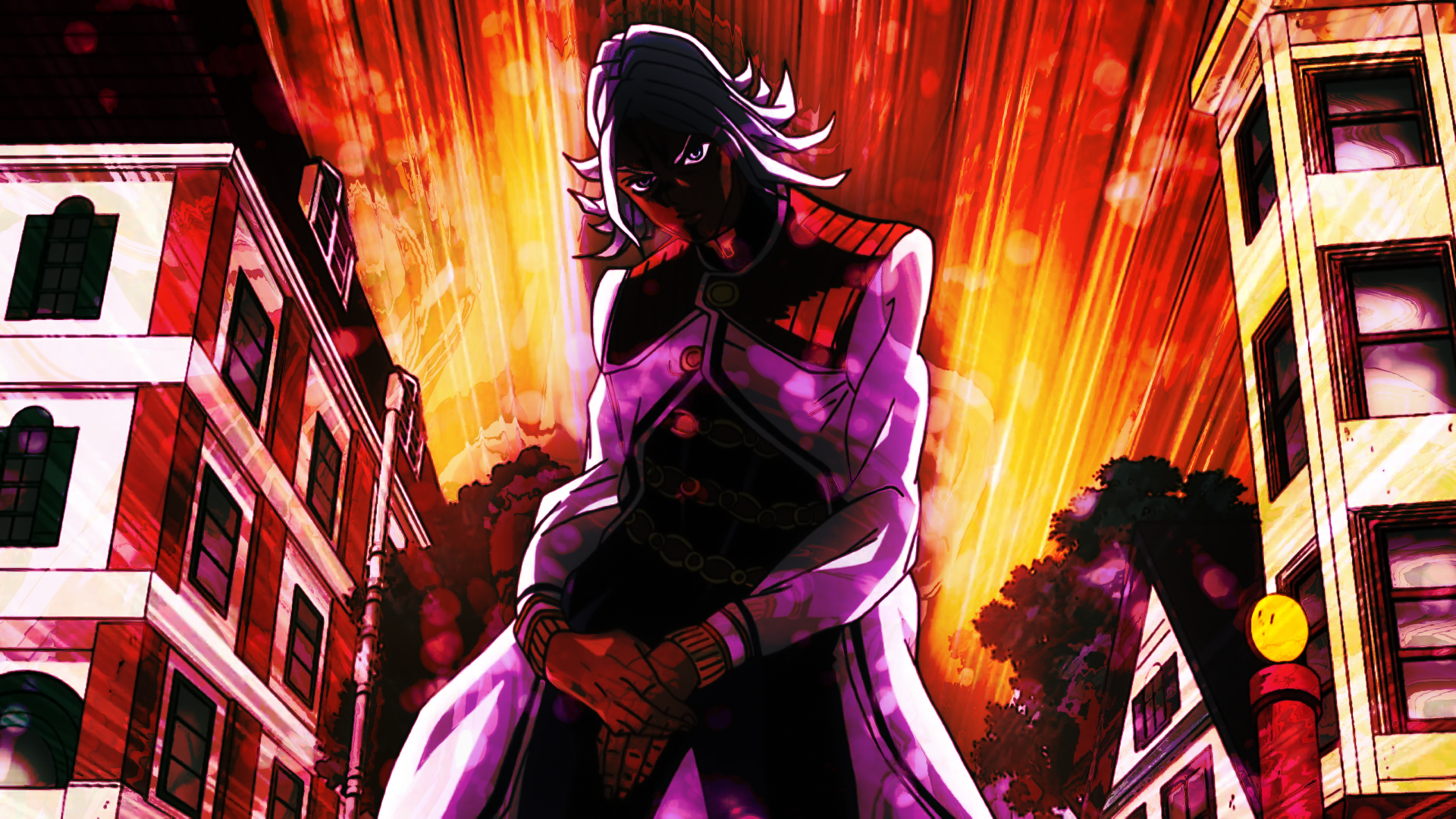 Download Terunosuke Miyamoto Anime Jojo's Bizarre Adventure HD Wallpaper by Terumi Nishii