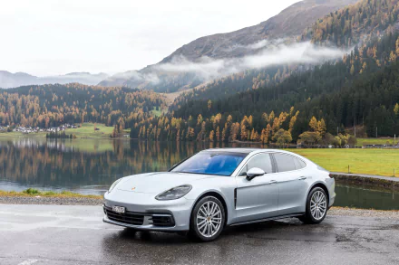 car silver car Porsche Porsche Panamera vehicle Porsche Panamera 4S HD Desktop Wallpaper | Background Image