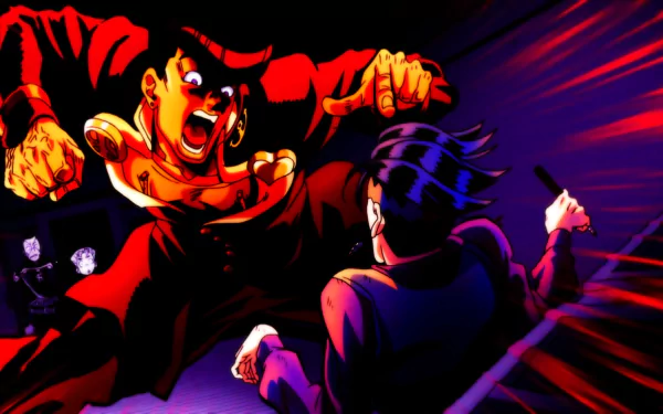 Koichi Hirose Okuyasu Nijimura Josuke Higashikata Rohan Kishibe Anime Jojo's Bizarre Adventure HD Desktop Wallpaper | Background Image