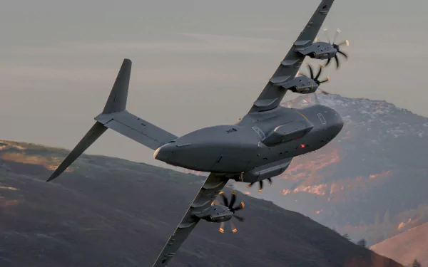 transport aircraft warplane aircraft Airbus military Airbus A400M HD Desktop Wallpaper | Background Image