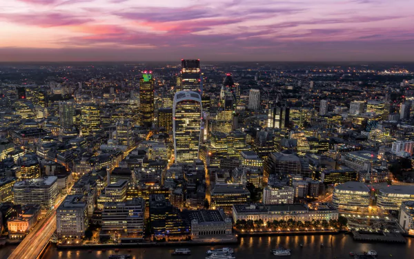 skyscraper cityscape city building night United Kingdom man made London HD Desktop Wallpaper | Background Image