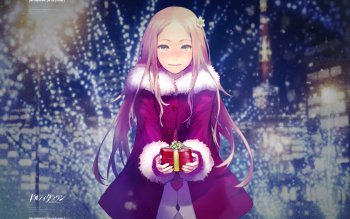 Wallpaper Anime, Present, Guilty Crown - Lost Christmas Girl for mobile and  desktop, section прочее, resolution 1920x1080 - download