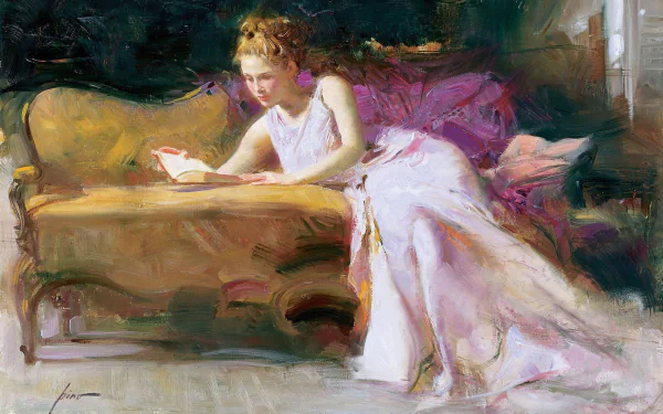 couch artistic painting HD Desktop Wallpaper | Background Image