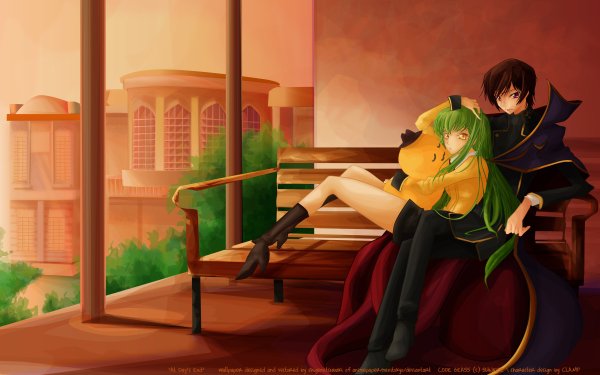 Anime Code Geass Lelouch Lamperouge C.C. HD Wallpaper | Background Image