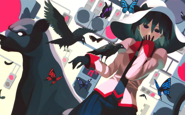 Owarimonogatari Ougi Oshino Anime Monogatari (Series) HD Desktop Wallpaper | Background Image