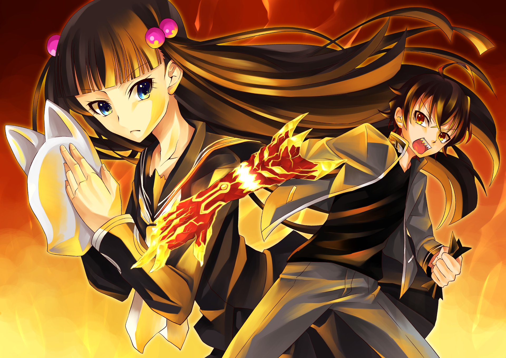 Twin Star Exorcists HD Wallpaper | Background Image | 1920x1359 | ID