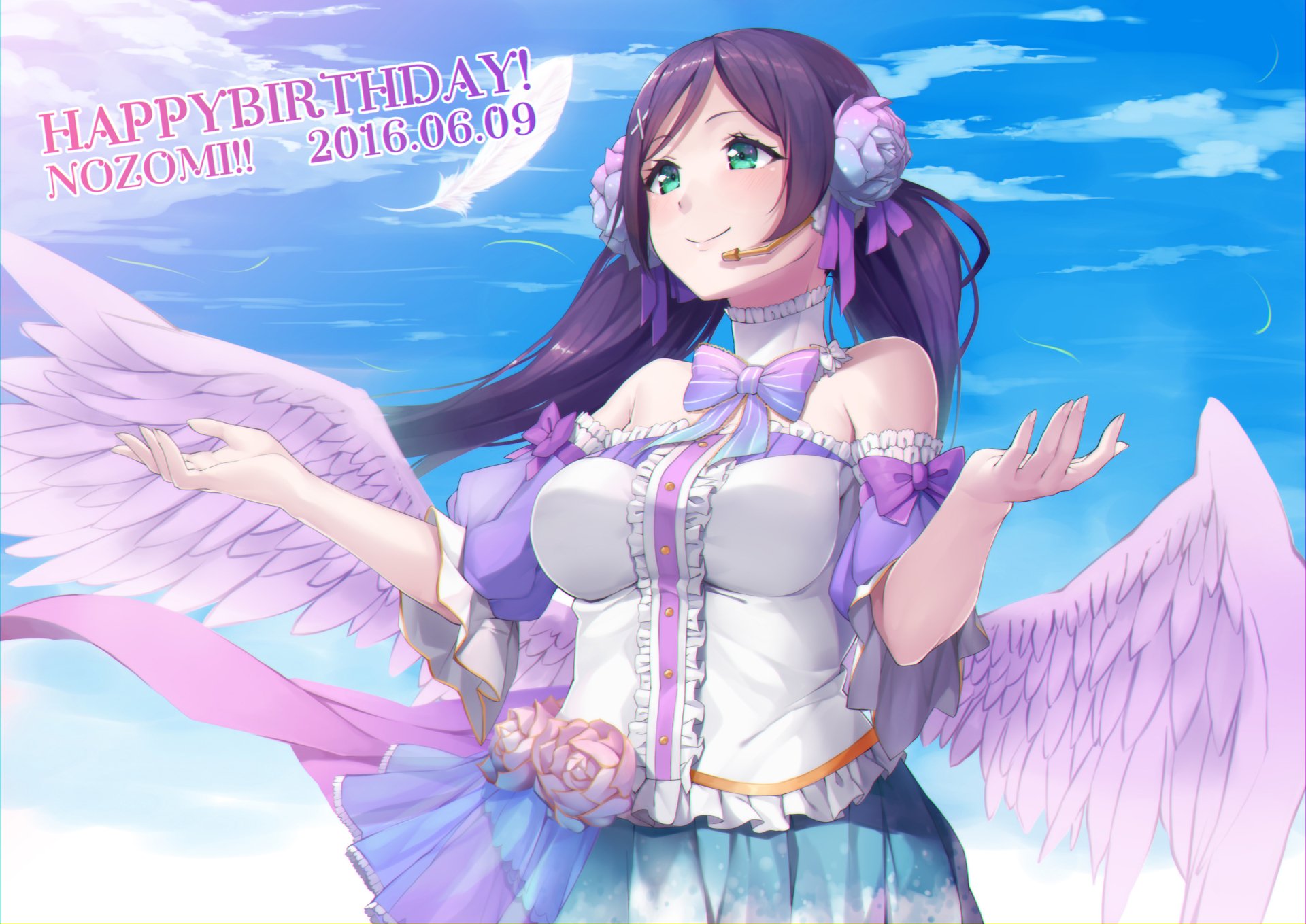 Download Nozomi Tojo Anime Love Live! HD Wallpaper by ギノピー