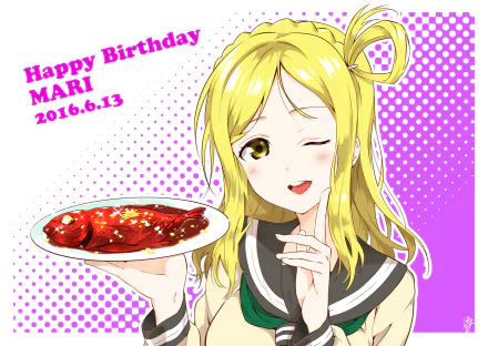 Mari Ohara Anime Love Live! Sunshine!! HD Desktop Wallpaper | Background Image