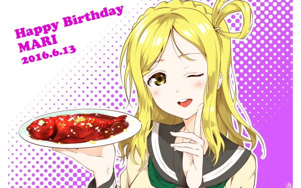 Anime Love Live! Sunshine!! Love Live! Mari Ohara HD Wallpaper | Background Image