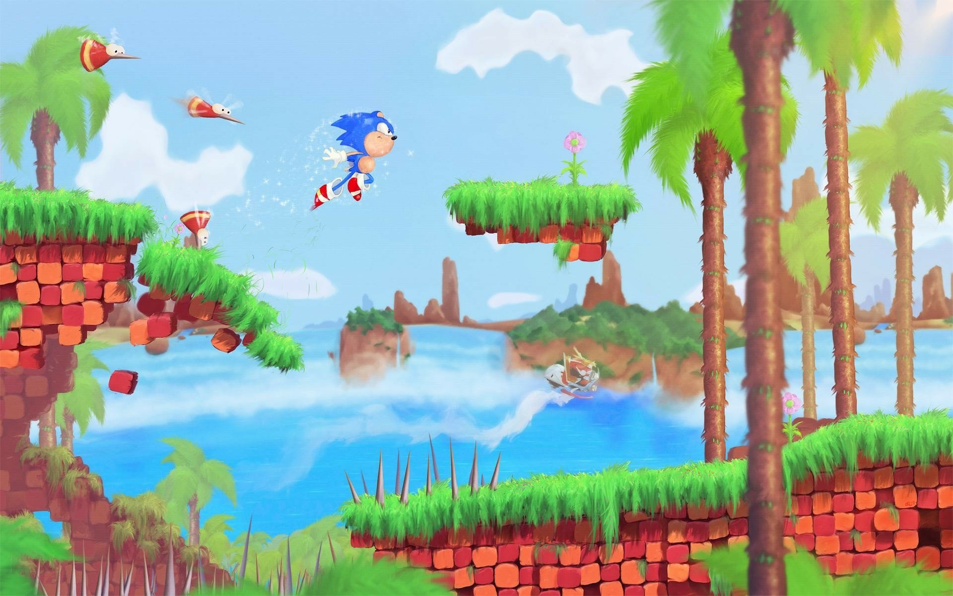 Download Video Game Sonic CD HD Wallpaper