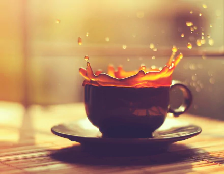 splash cup food coffee HD Desktop Wallpaper | Background Image