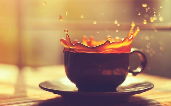 Food Coffee Cup Splash HD Wallpaper | Background Image