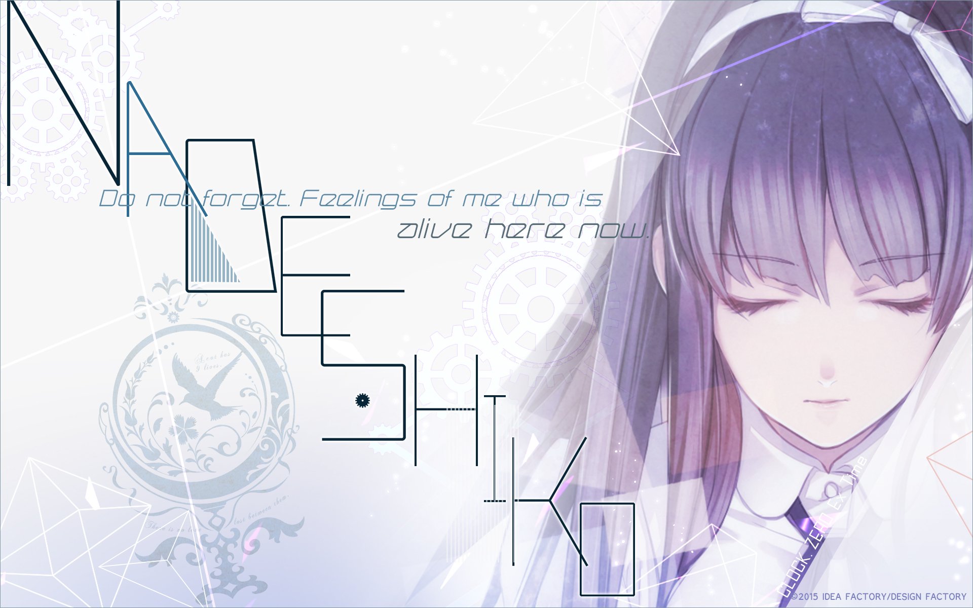Download Kurou Nadeshiko Anime Clock Zero HD Wallpaper by Nagaoka
