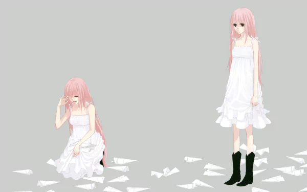 Just be friends (Vocaloid) Luka Megurine Anime Vocaloid HD Desktop Wallpaper | Background Image