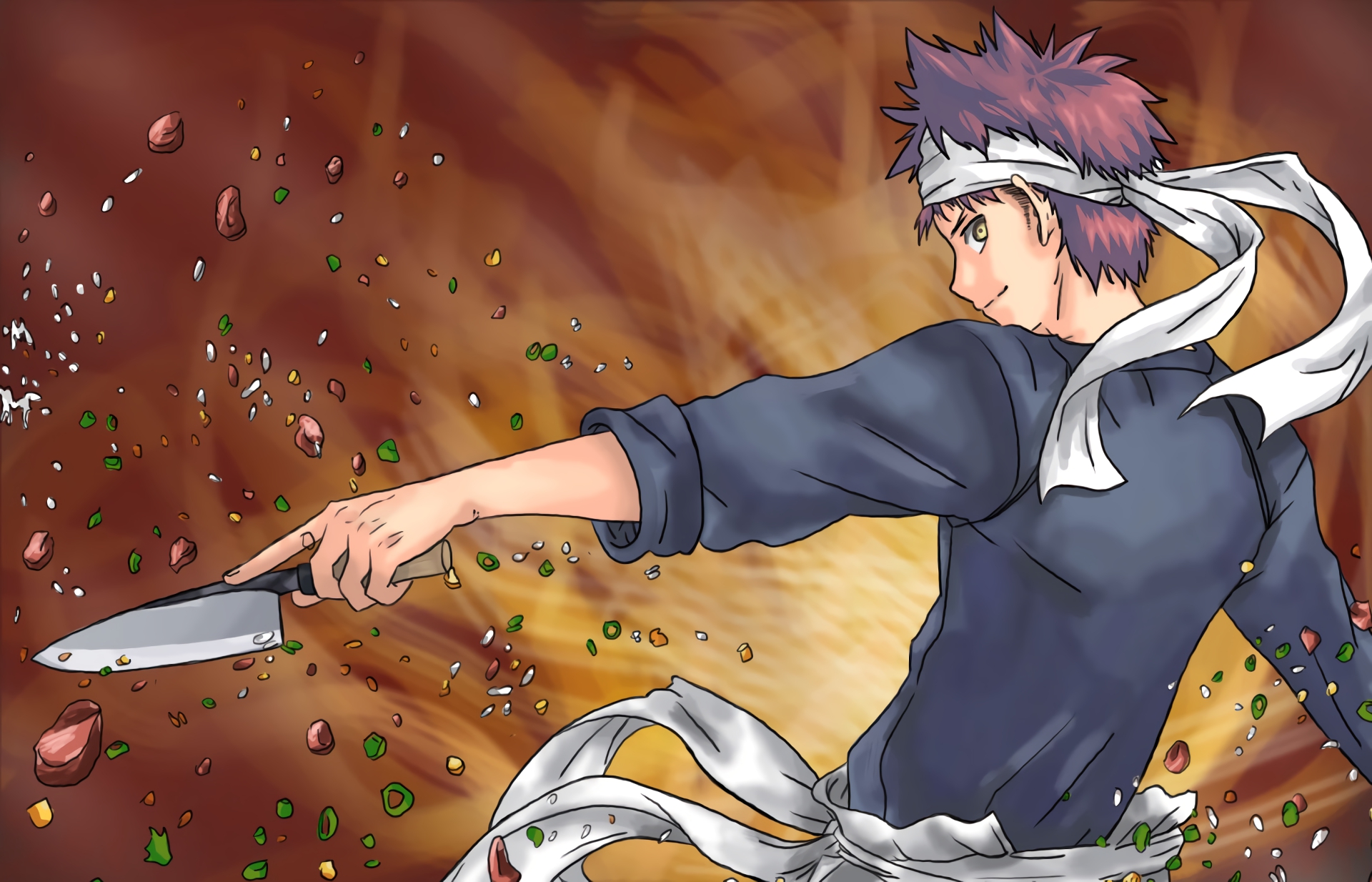 Anime Food Wars: Shokugeki no Soma HD Wallpaper