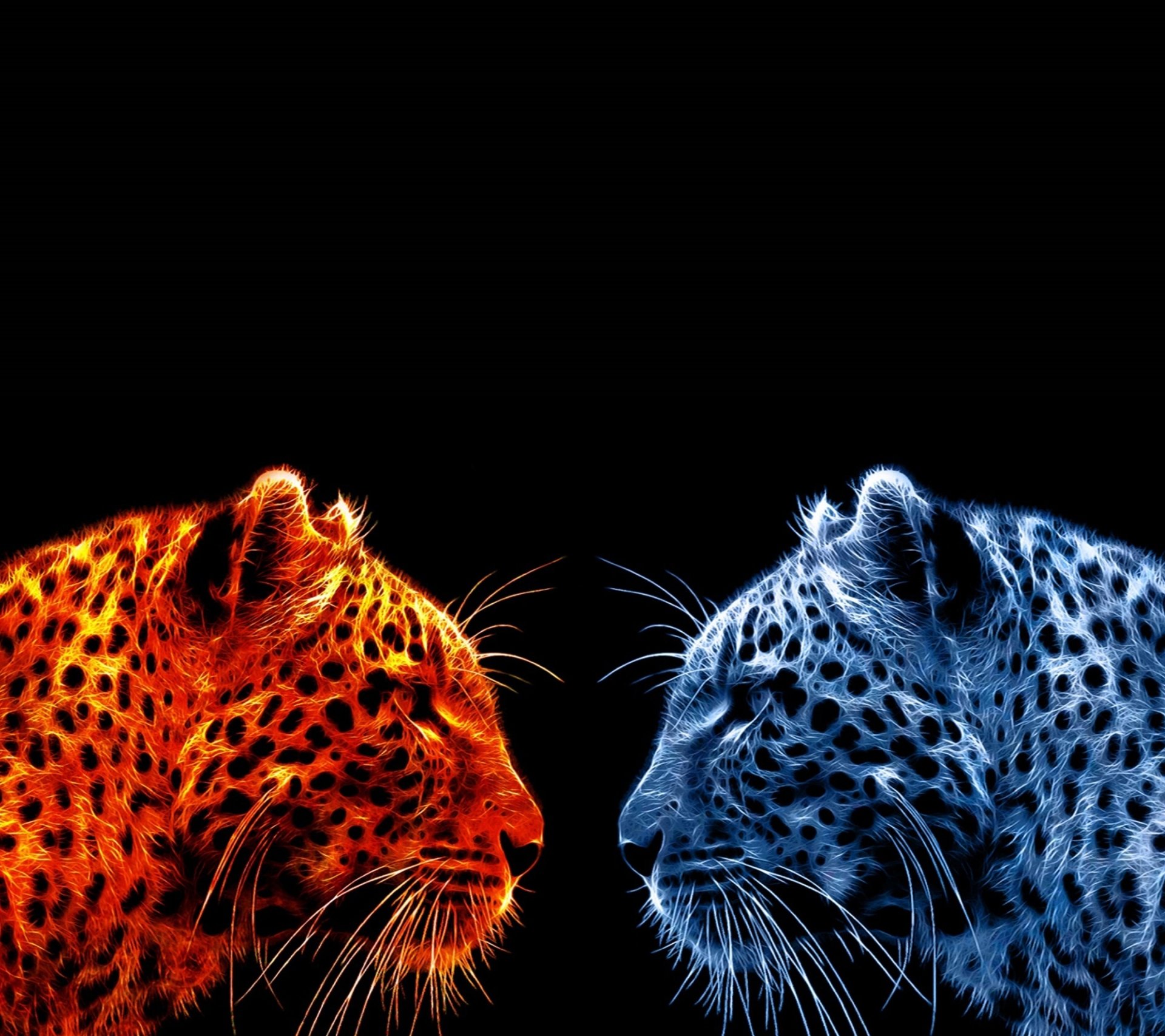 Download Leopard Animal Artistic HD Wallpaper
