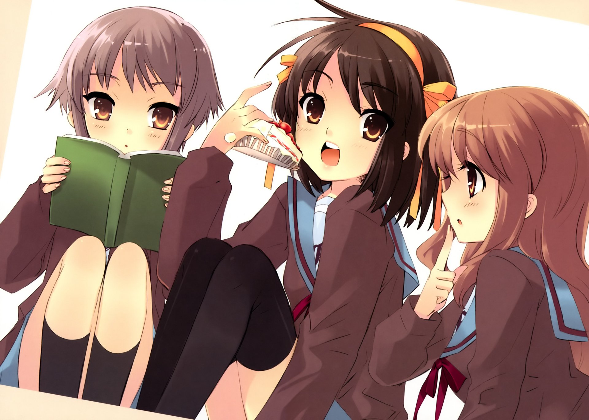Download Anime The Melancholy Of Haruhi Suzumiya 4k Ultra HD Wallpaper