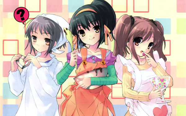 Anime The Melancholy of Haruhi Suzumiya HD Desktop Wallpaper | Background Image