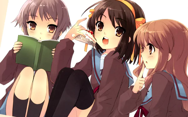 Anime The Melancholy of Haruhi Suzumiya HD Desktop Wallpaper | Background Image