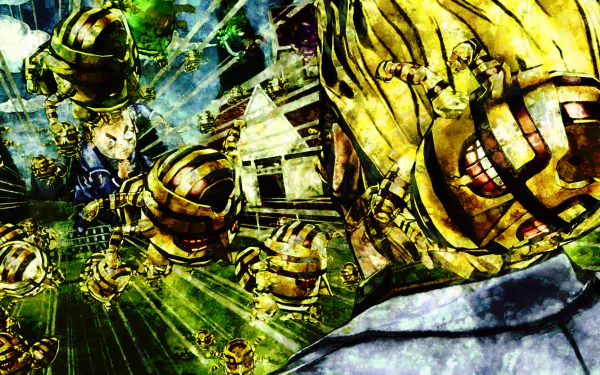 Yoshikage Kira Shigekiyo Yangu Harvest (Jojo's Bizarre Adventure) Anime Jojo's Bizarre Adventure HD Desktop Wallpaper | Background Image