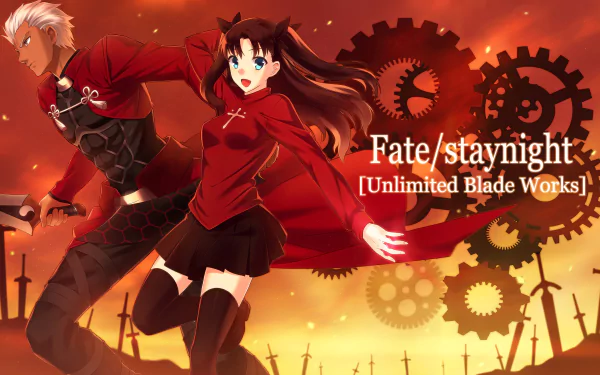Anime Fate/Stay Night: Unlimited Blade Works HD Desktop Wallpaper | Background Image
