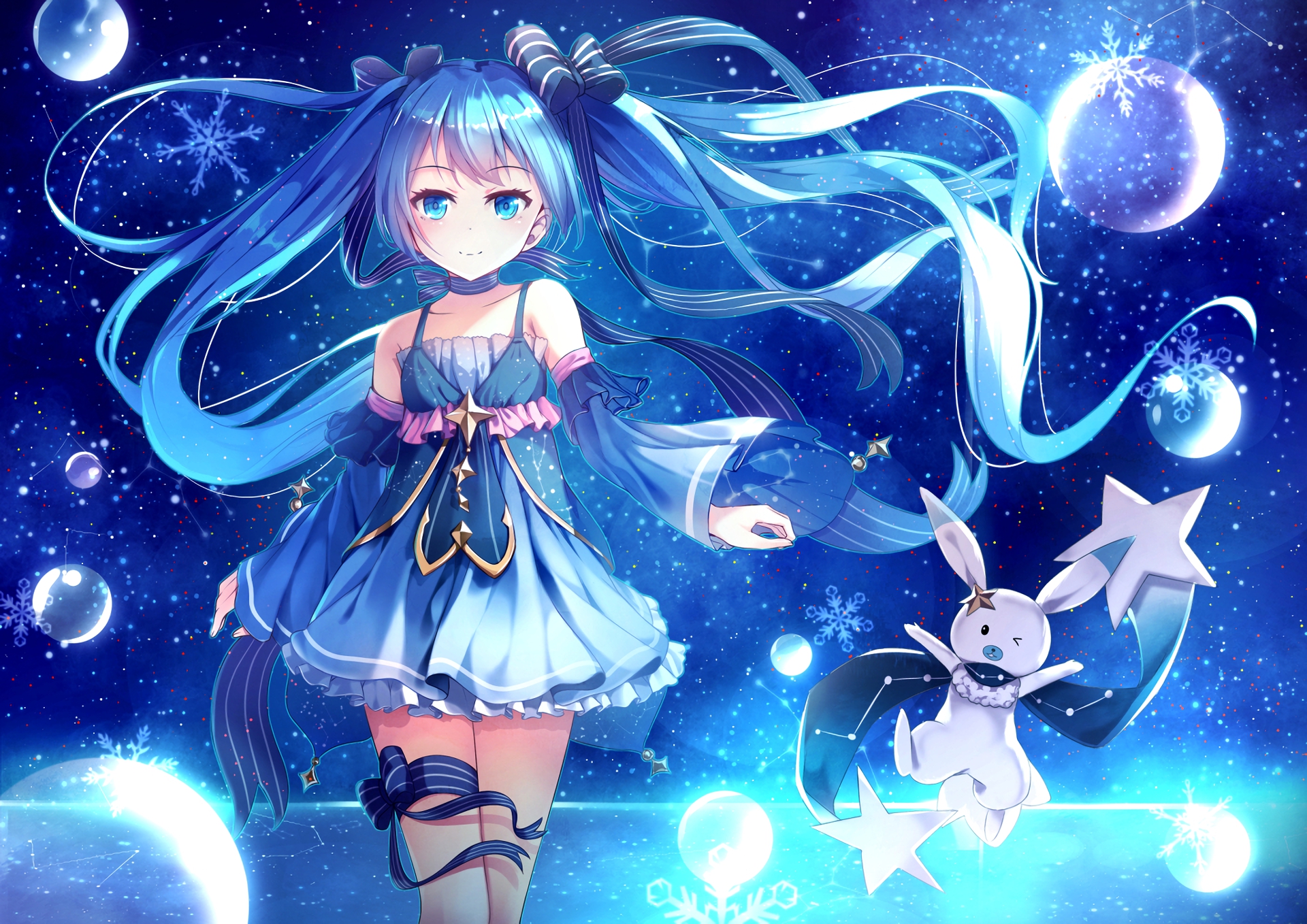 Tổng hợp hình nền anime xanh dương đẹp nhất cho desktop và mobile