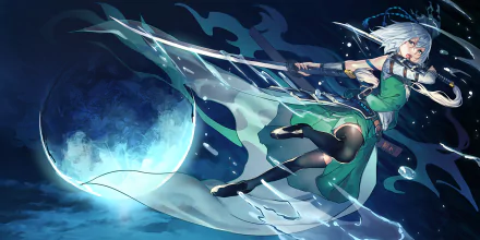 Youmu Konpaku Anime Touhou HD Desktop Wallpaper | Background Image