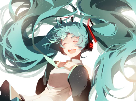 Hatsune Miku Anime Vocaloid HD Desktop Wallpaper | Background Image