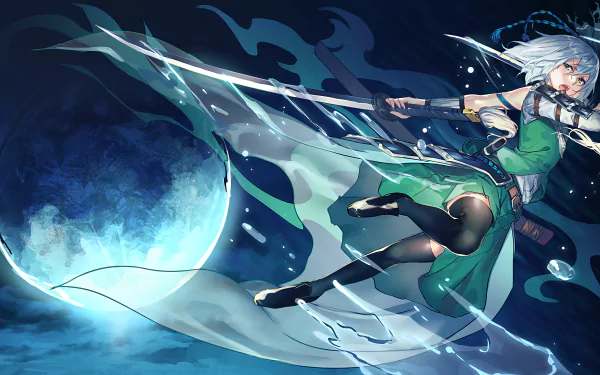 Youmu Konpaku Anime Touhou HD Desktop Wallpaper | Background Image