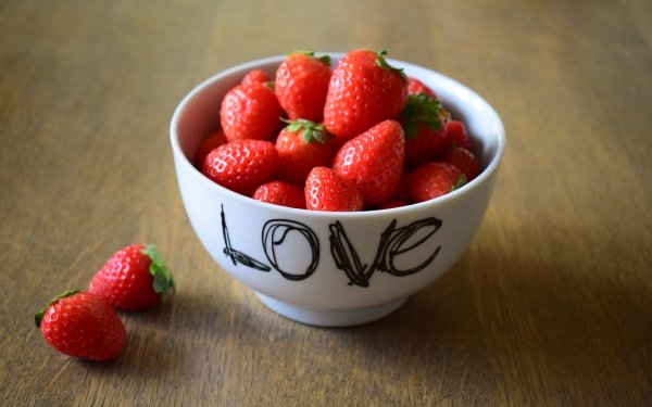 Food Strawberry Fruits Fruit Berry Love HD Wallpaper | Background Image