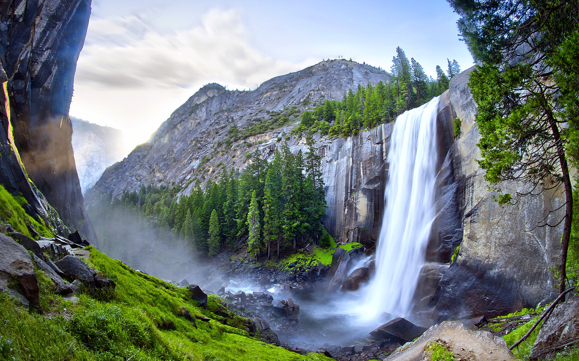 Nature Waterfall HD Wallpaper | Background Image