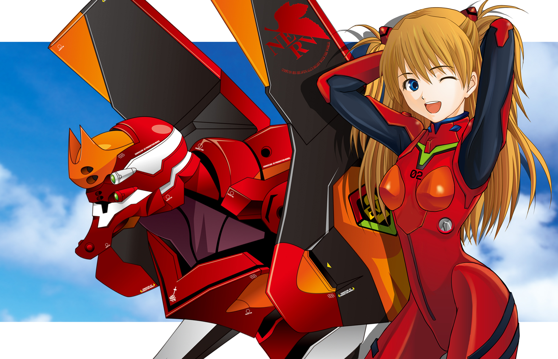 Download Evangelion Unit-02 Asuka Langley Sohryu Anime Evangelion: 1.0 You  Are (Not) Alone Wallpaper