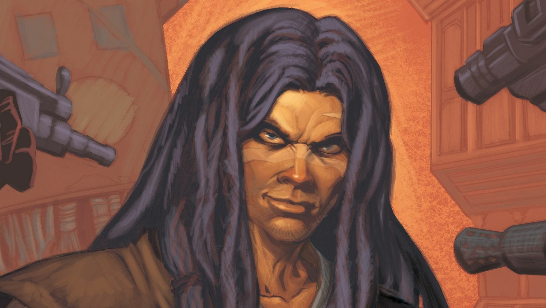 Download Quinlan Vos Comic Star Wars Wallpaper