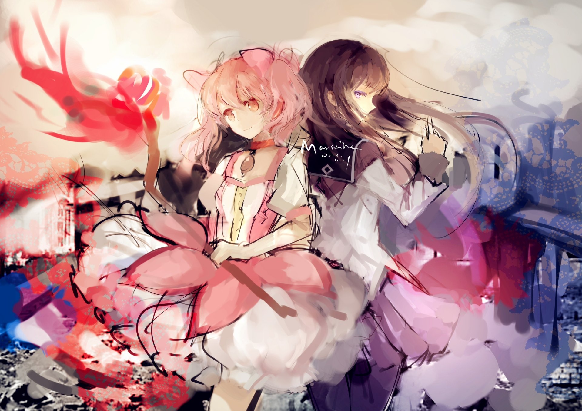Download Anime Puella Magi Madoka Magica HD Wallpaper