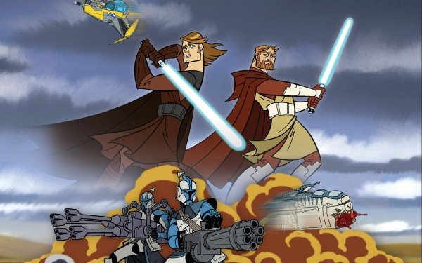 TV Show Star Wars: The Clone Wars Star Wars Anakin Skywalker Obi-Wan Kenobi Clone Trooper HD Wallpaper | Background Image