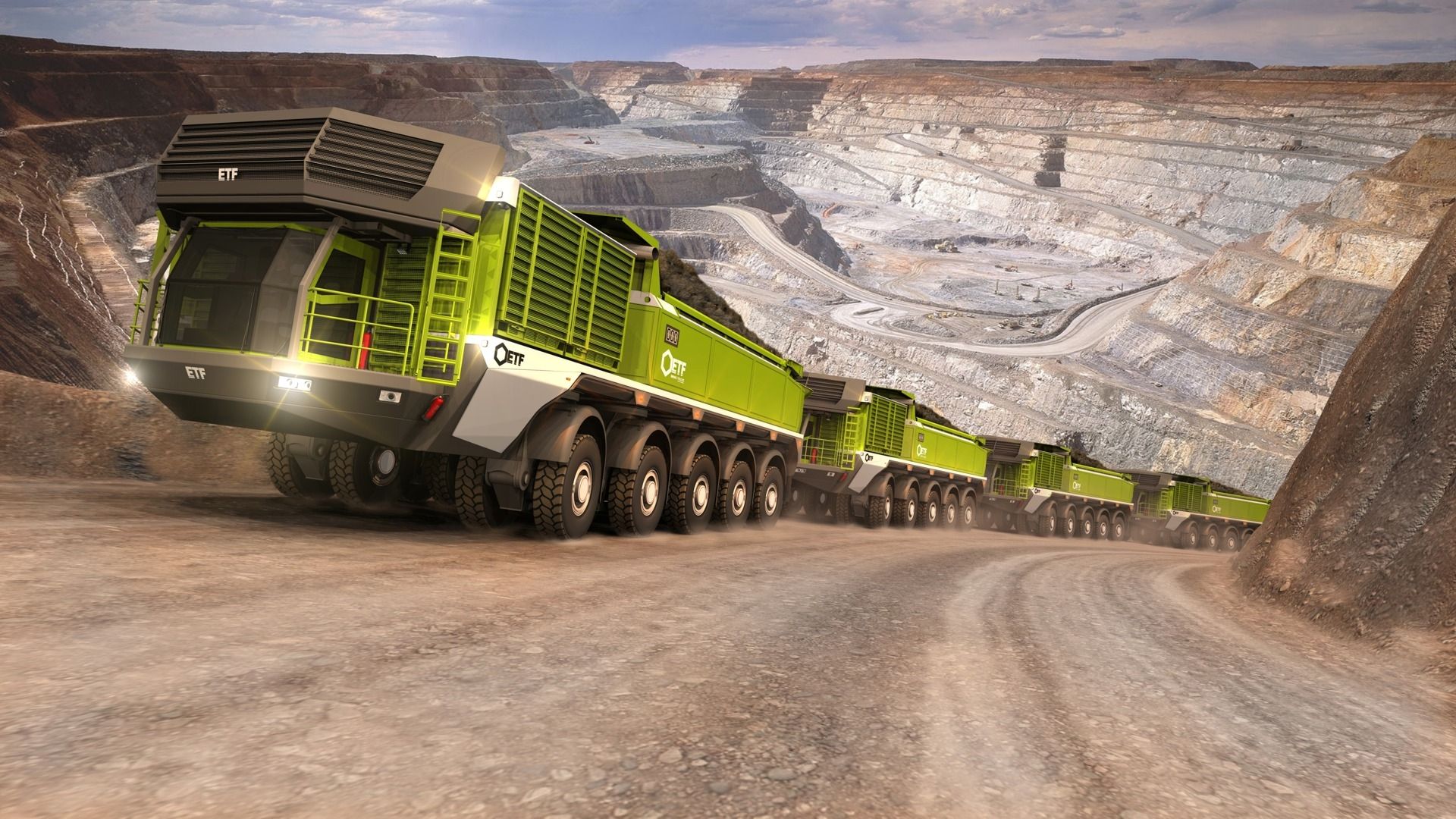 ETF MT-240 mining truck HD Wallpapers and Backgrounds