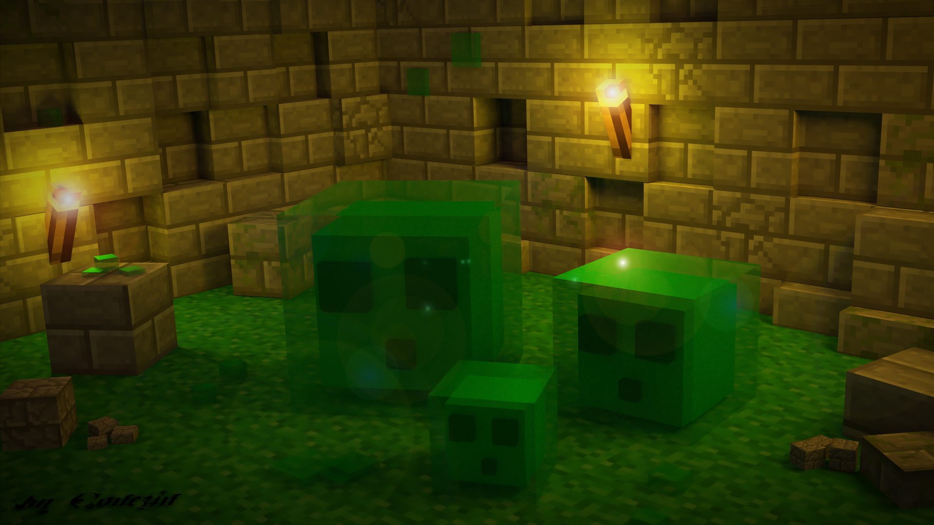 Minecraft Slime by Luke100000