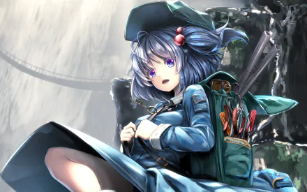 Nitori Kawashiro Anime Touhou HD Desktop Wallpaper | Background Image