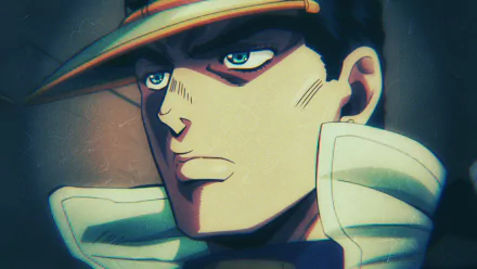 Jotaro Kujo Anime Jojo's Bizarre Adventure HD Desktop Wallpaper | Background Image